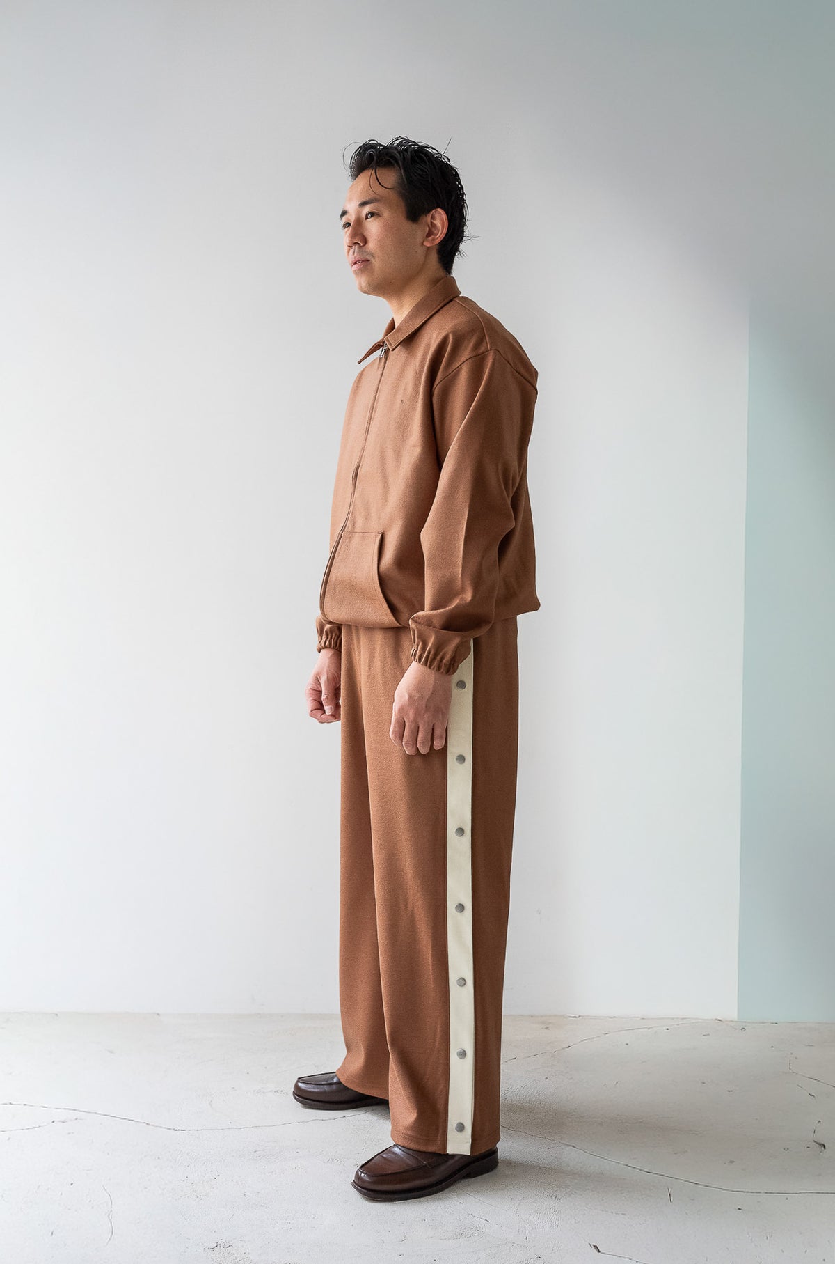 Wool Zip Blouson 〈FAUVE〉