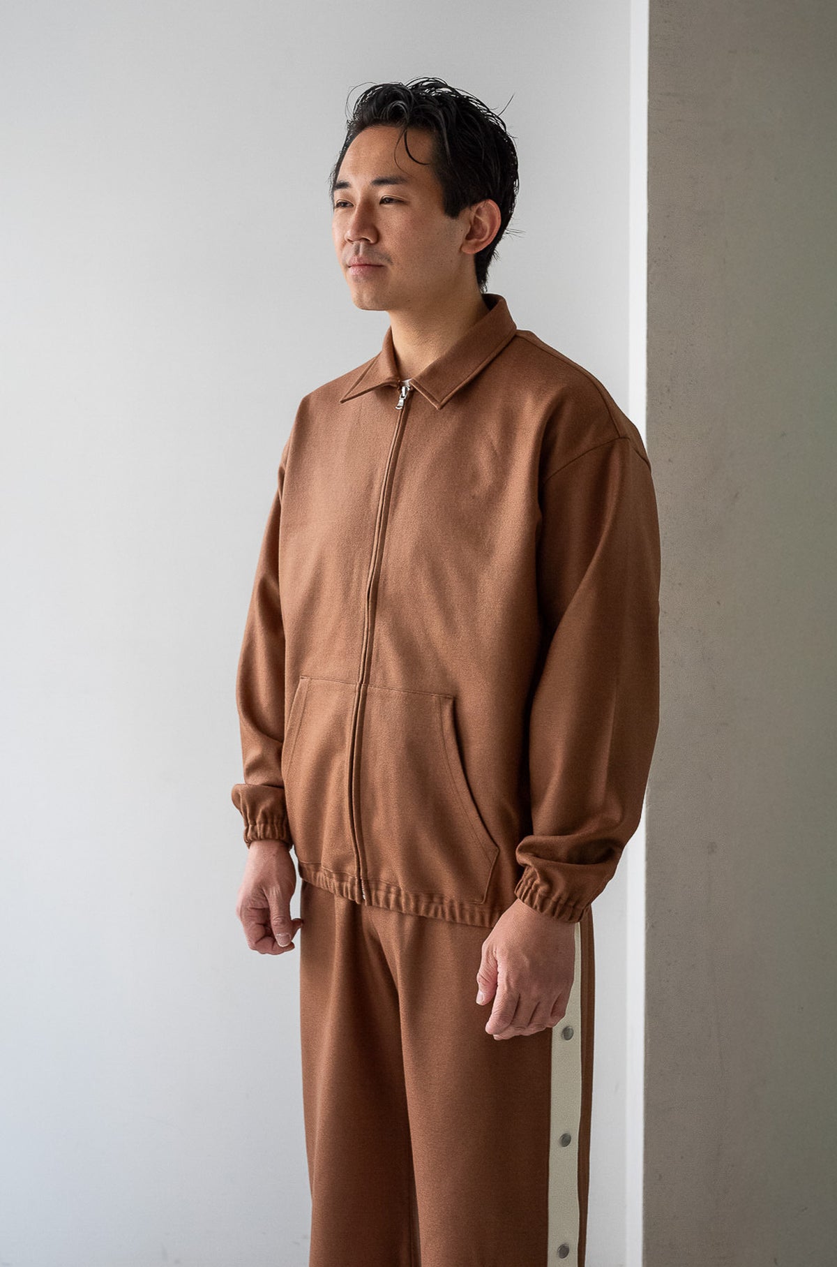 Wool Zip Blouson 〈FAUVE〉
