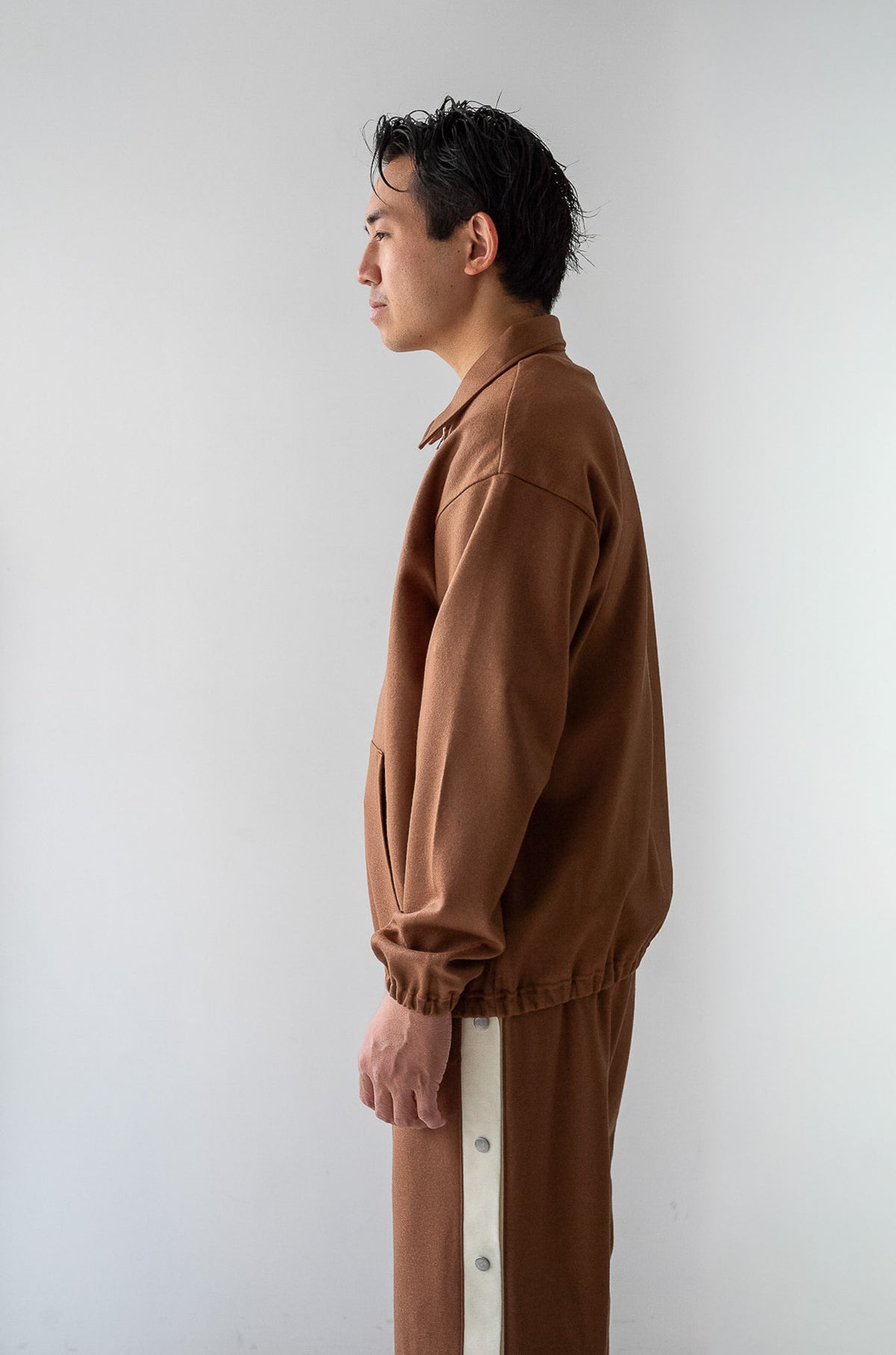 Wool Zip Blouson 〈FAUVE〉