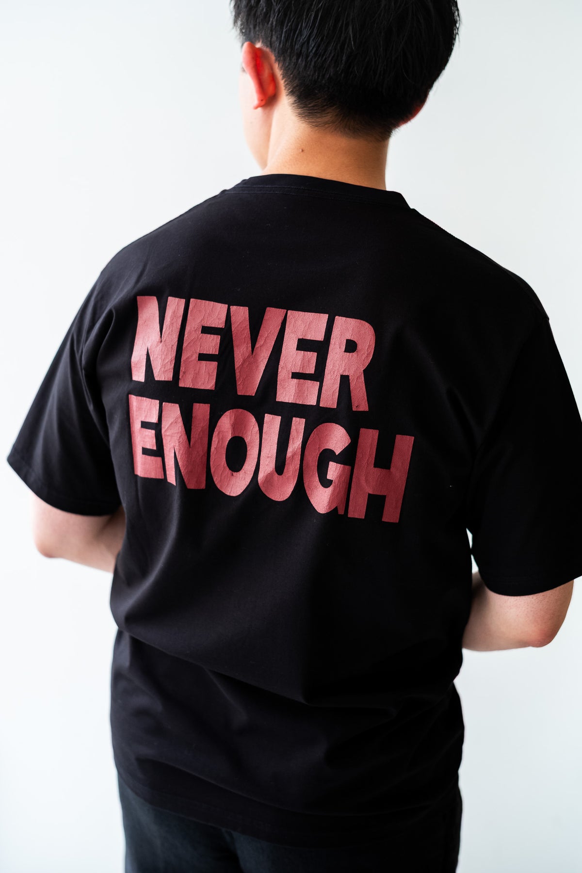WORLD IS YOURS Tee - Block Letter 〈BLACK〉
