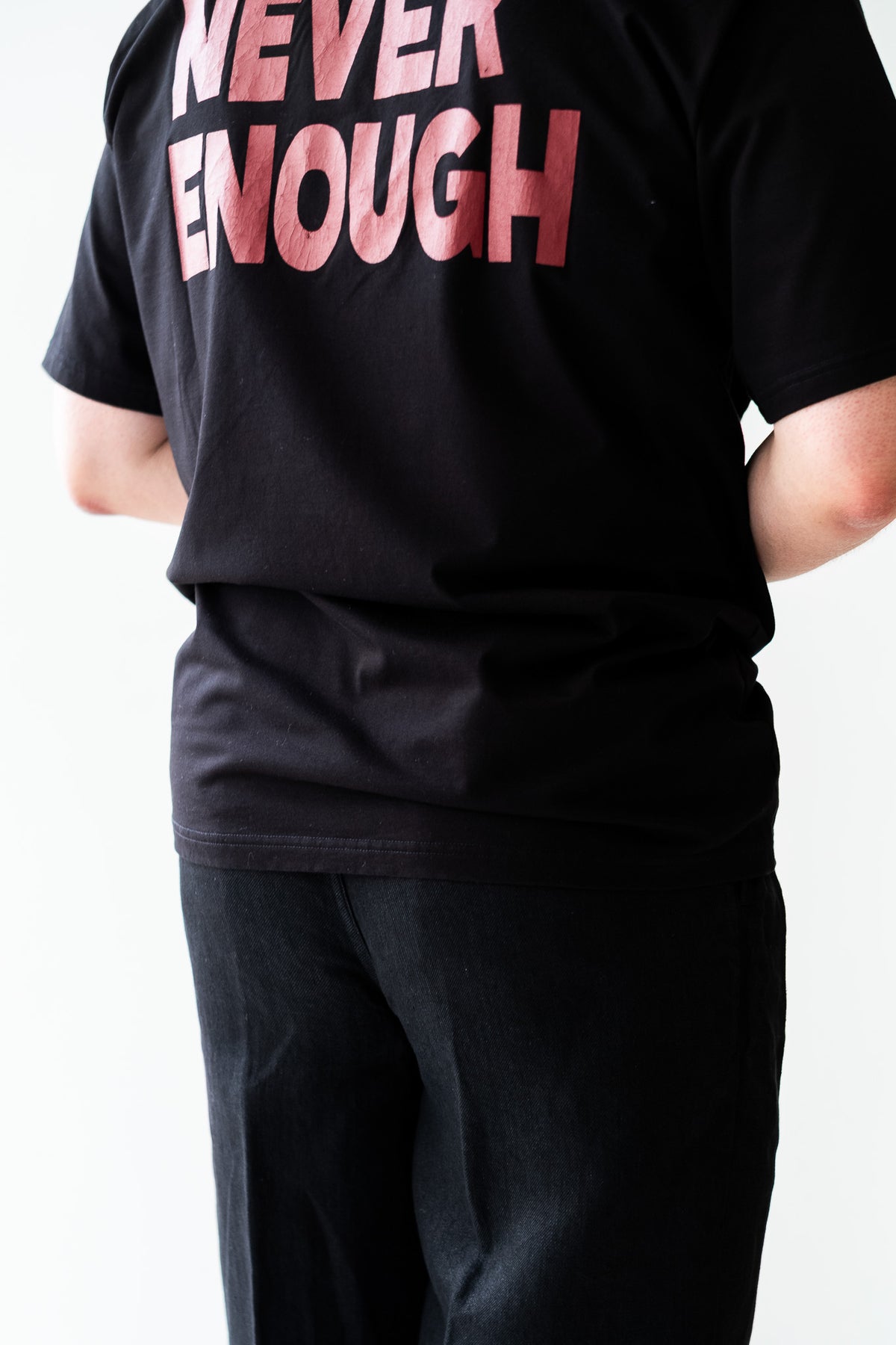 WORLD IS YOURS Tee - Block Letter 〈BLACK〉
