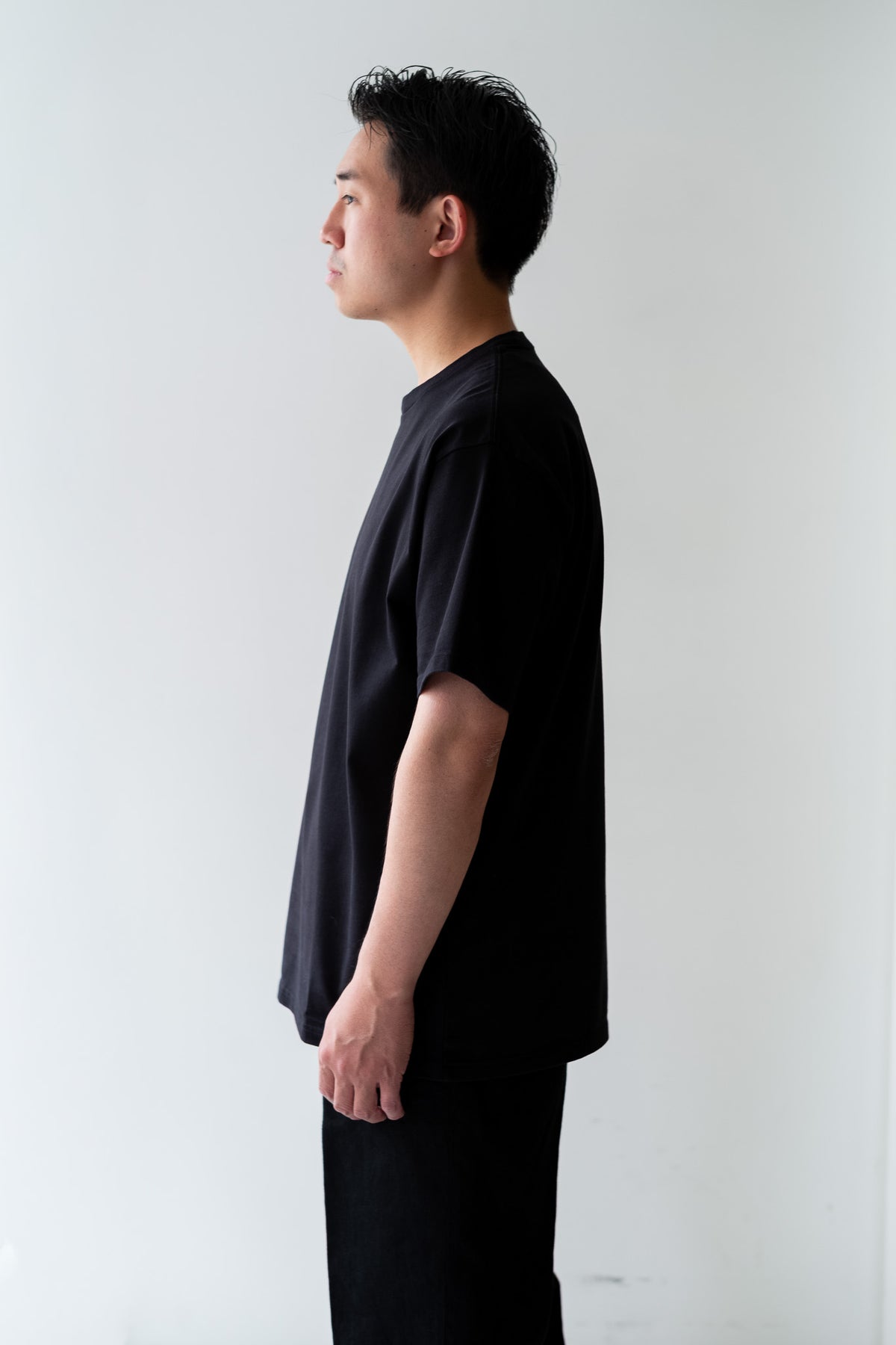 Essential Heavy S/S Tee 〈BLACK〉