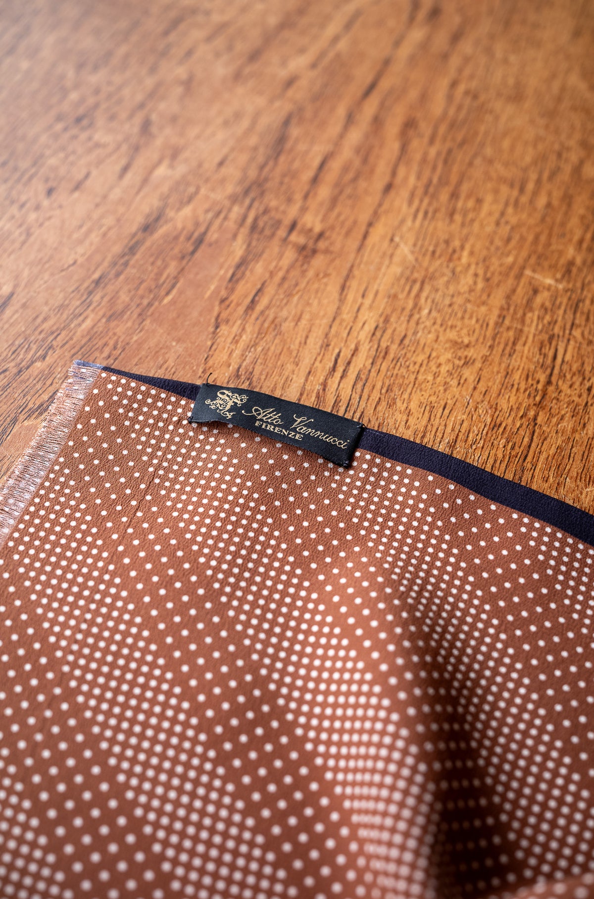 Scarf 〈BROWN × NAVY〉