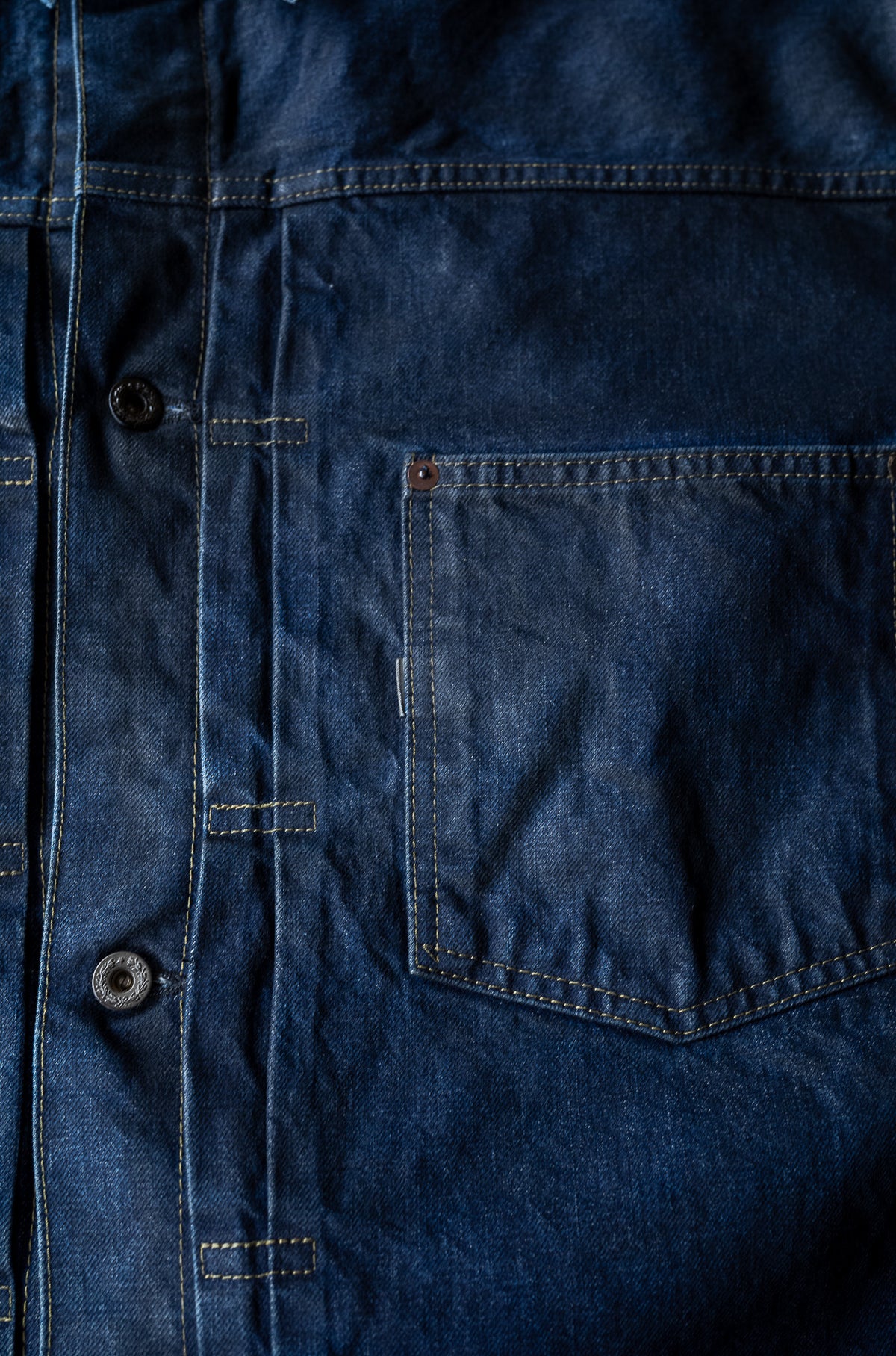 WWⅡ T-Back Jacket 〈WAXED INDIGO〉