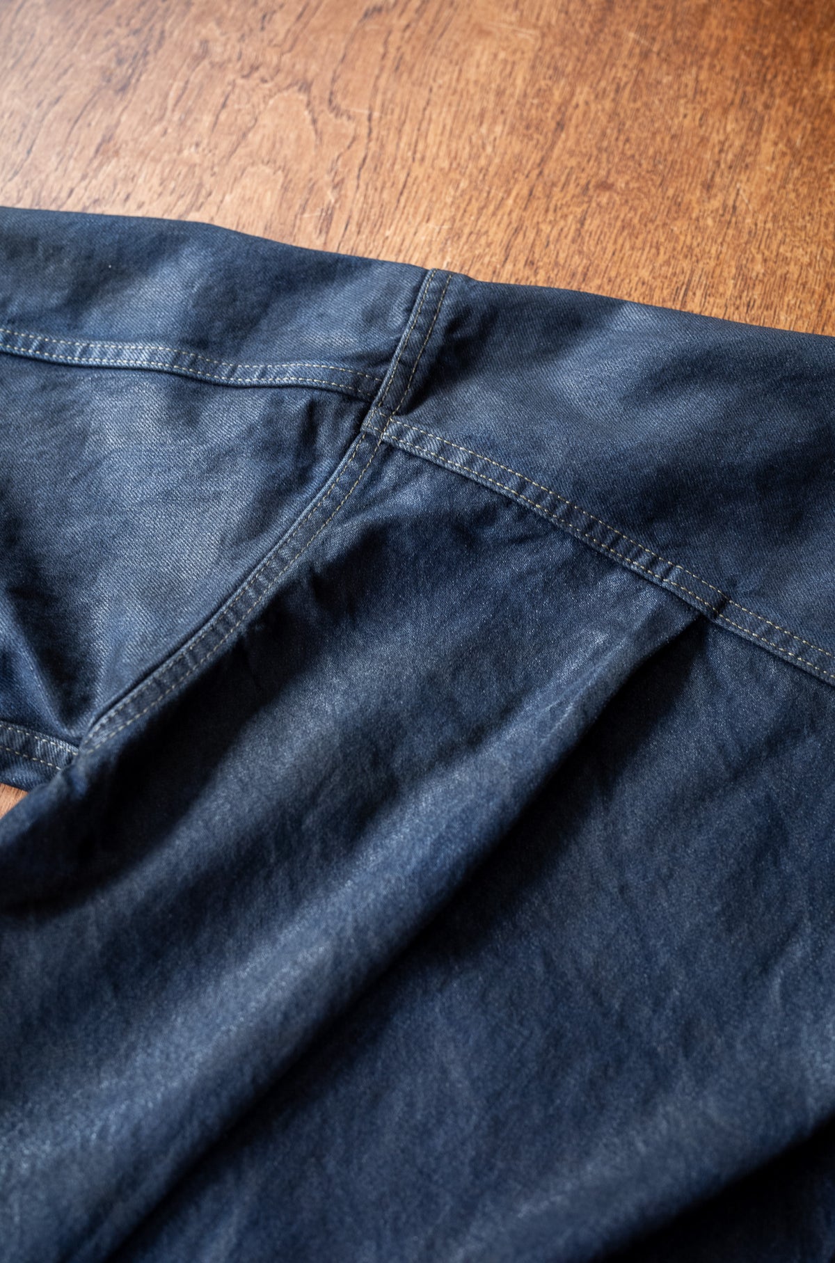 WWⅡ T-Back Jacket 〈WAXED INDIGO〉