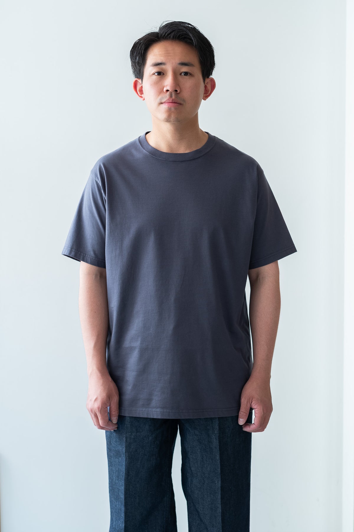 Essential S/S Tee 〈GRAY〉