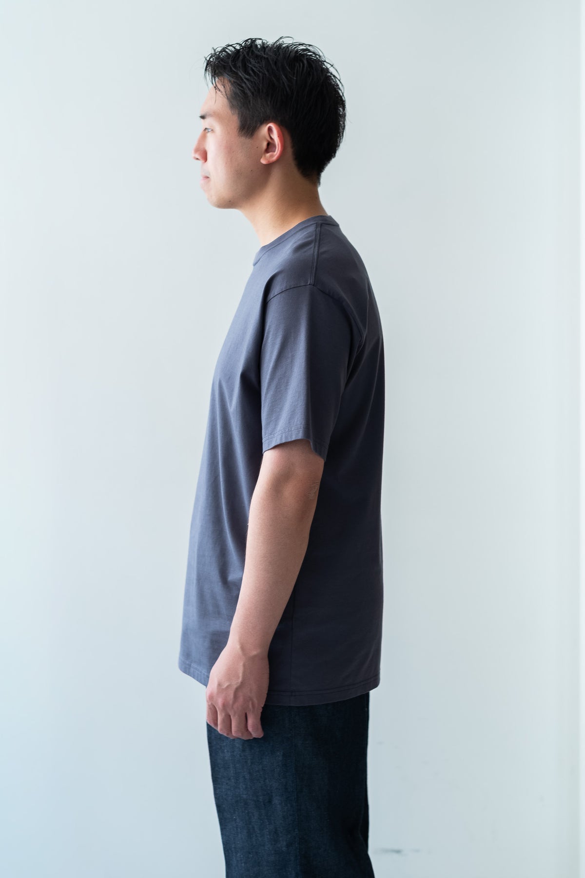 Essential S/S Tee 〈GRAY〉