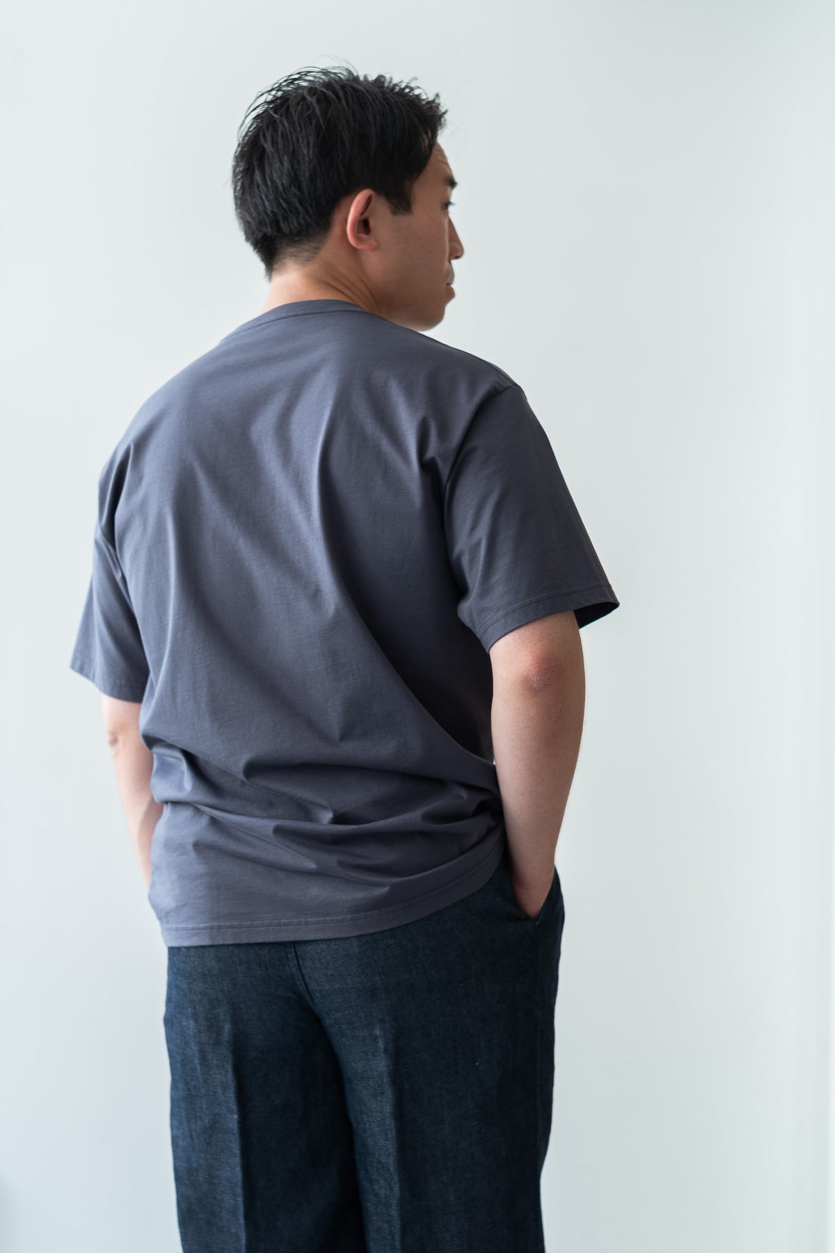 Essential S/S Tee 〈GRAY〉