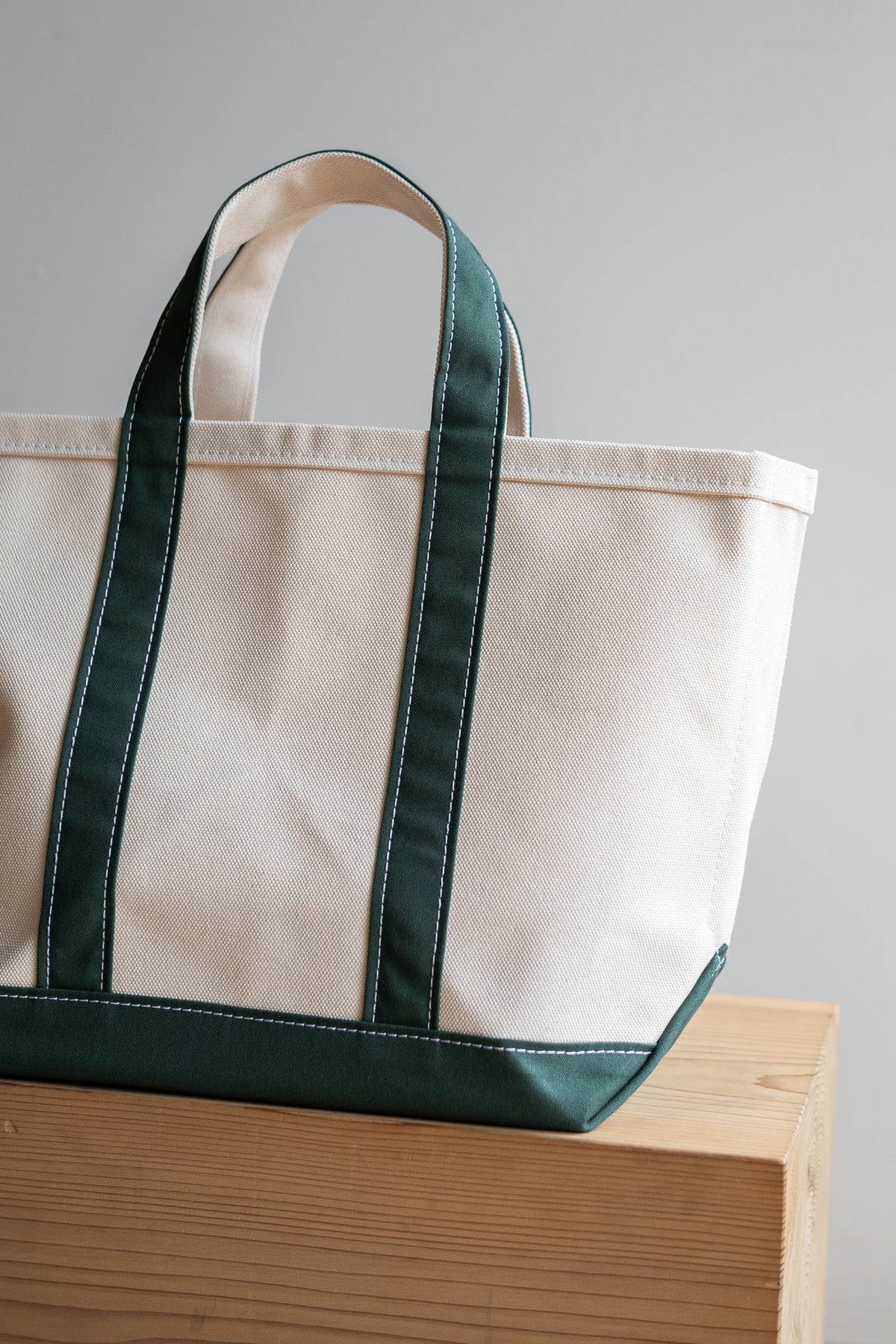 Enough Space Bag - SMALL 〈NATURAL × GREEN〉
