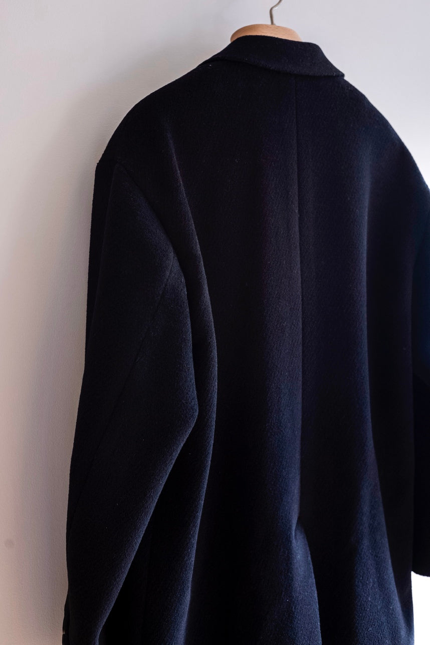 Pile Double Half Coat 〈BLACK〉