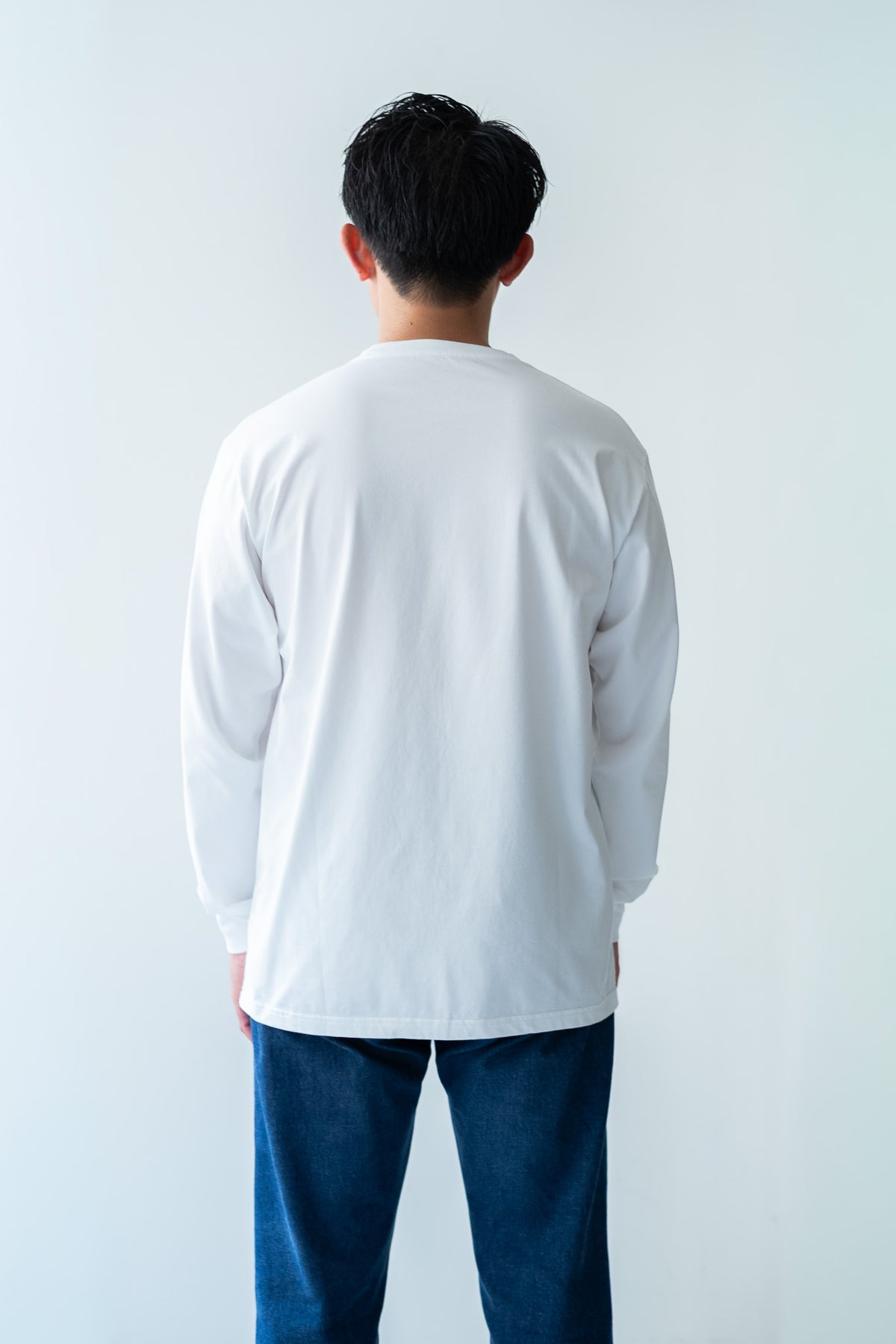 Essential L/S Tee 〈WHITE〉