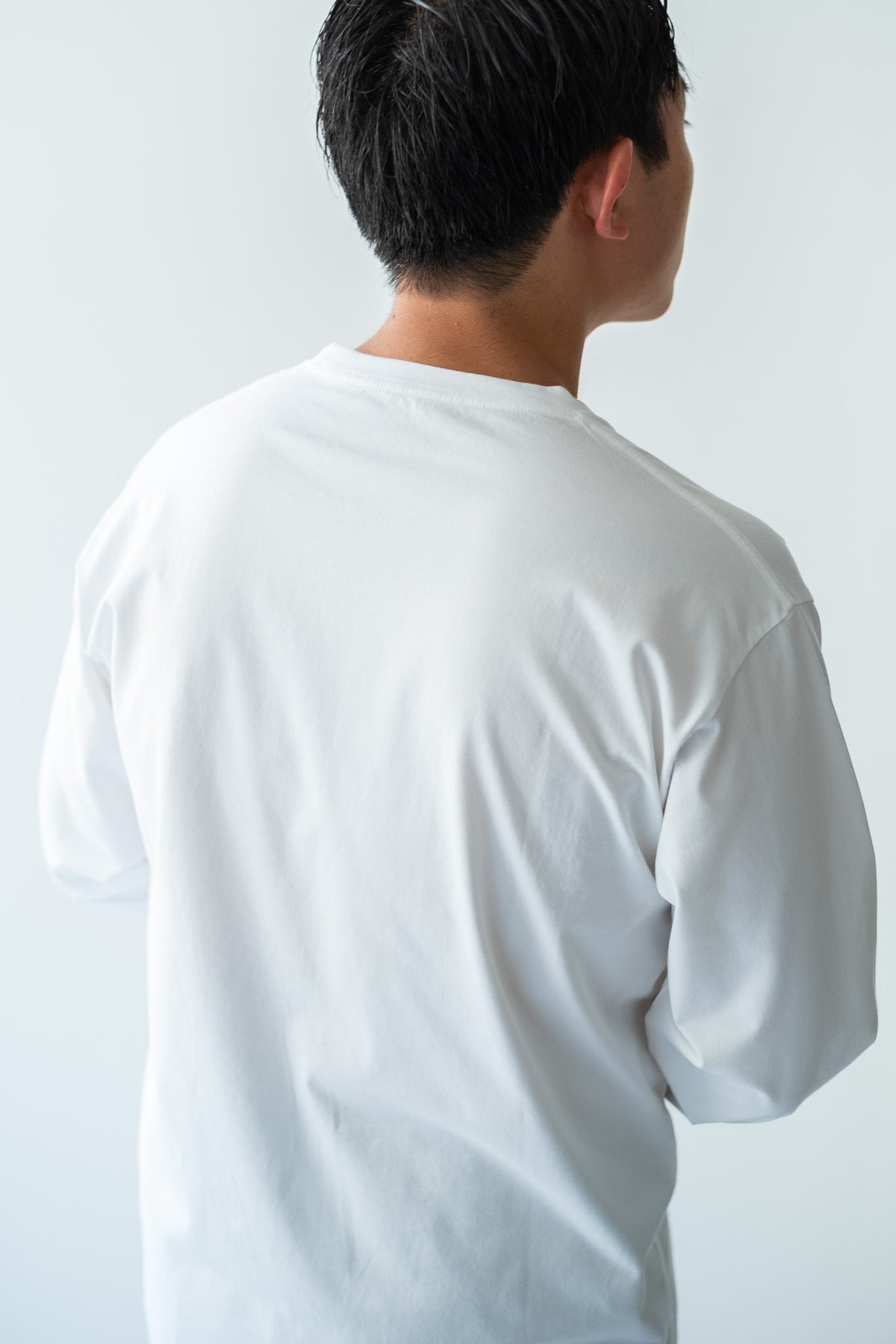 Essential L/S Tee 〈WHITE〉