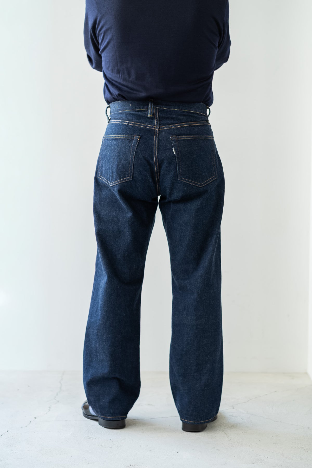 Denim Straight Trousers 〔INDIGO〉