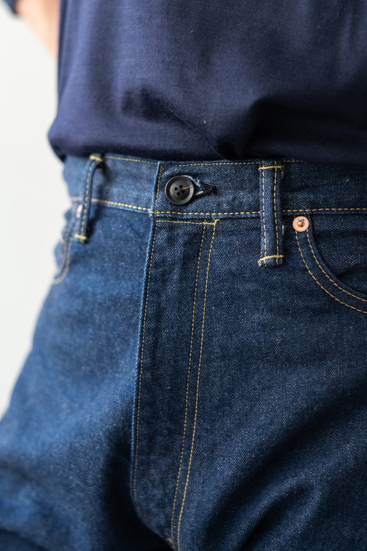 Denim Flare Trousers 〈INDIGO〉