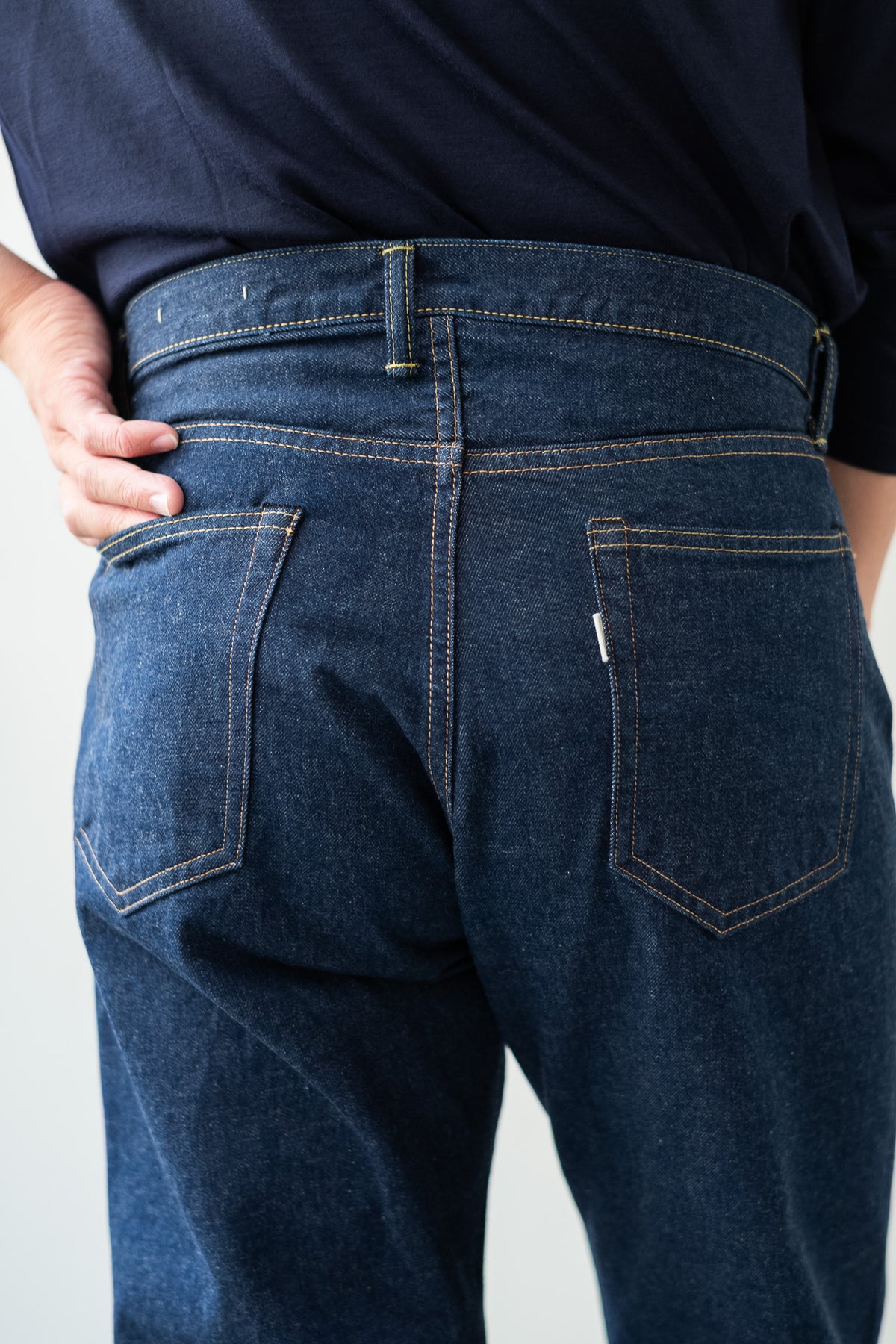 Denim Flare Trousers 〈INDIGO〉