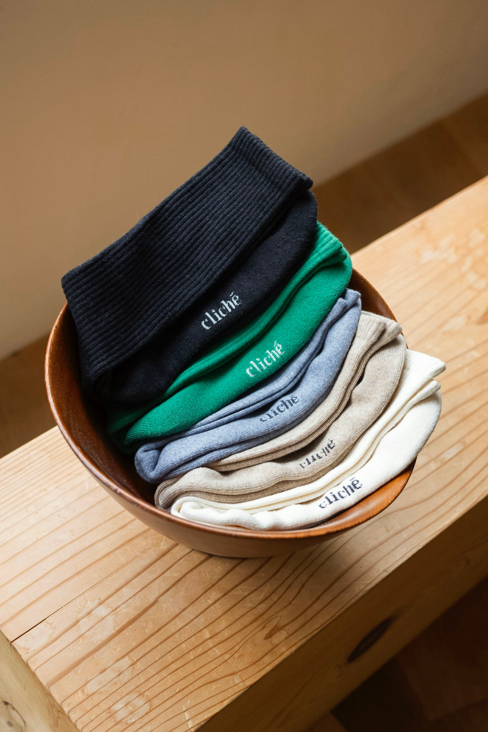 Pile Socks 〈CHARCOAL〉