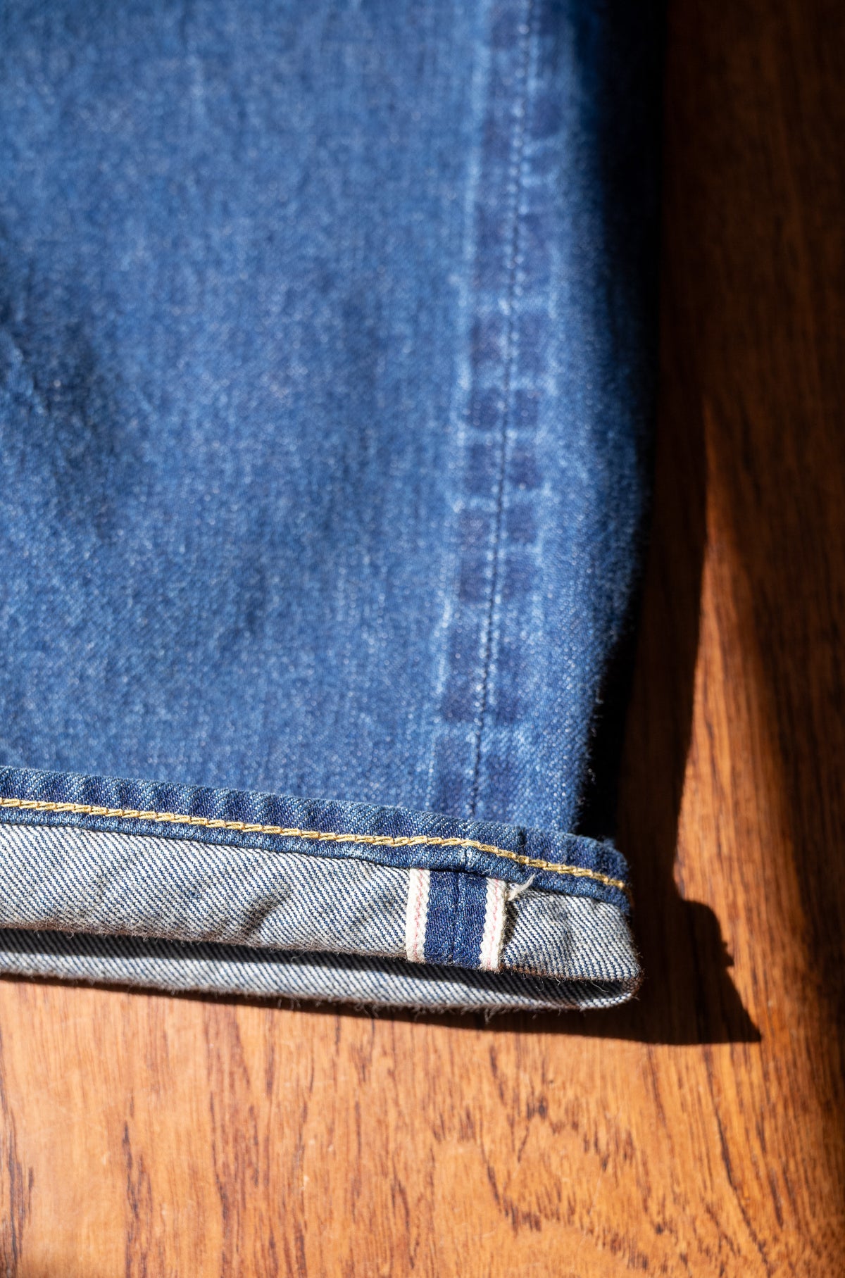 Denim Flare Trousers - VINTAGE WASH 〈DUSK INDIGO〉