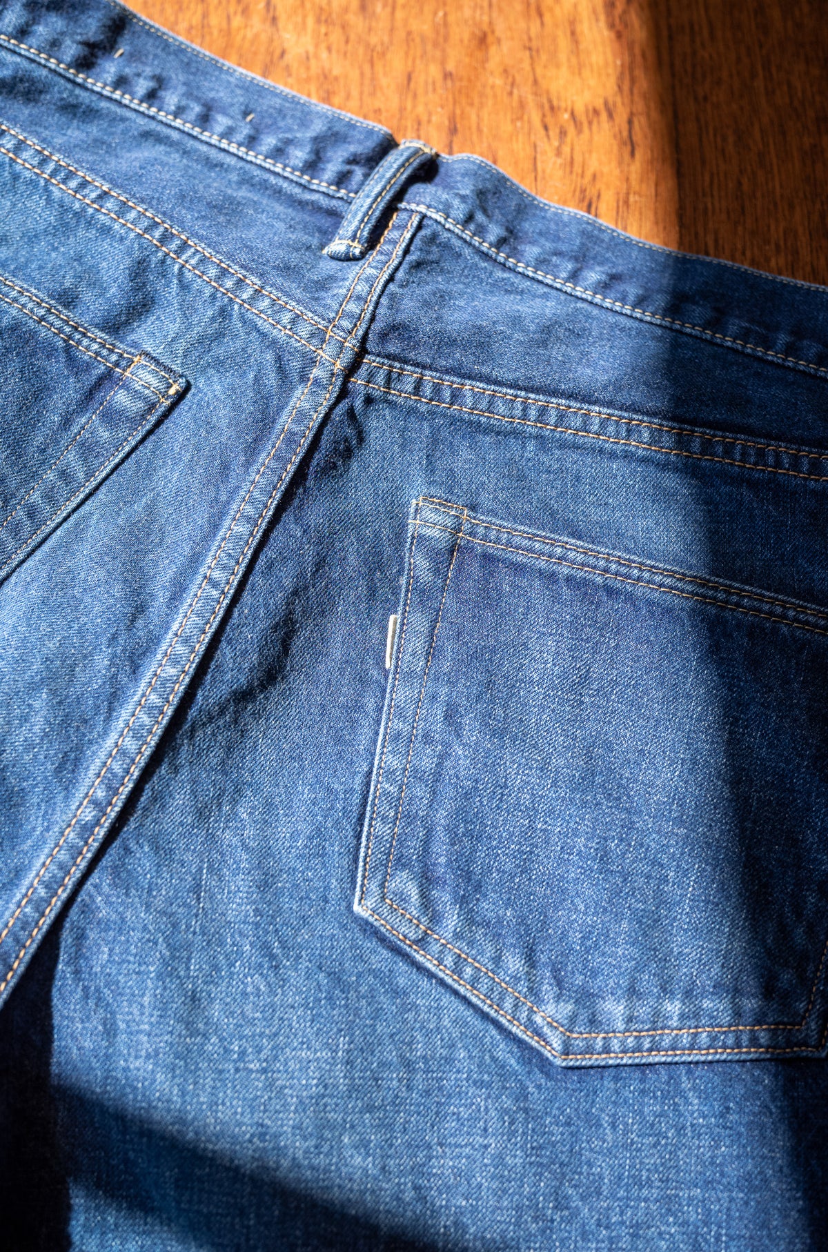 Denim Flare Trousers - VINTAGE WASH 〈DUSK INDIGO〉