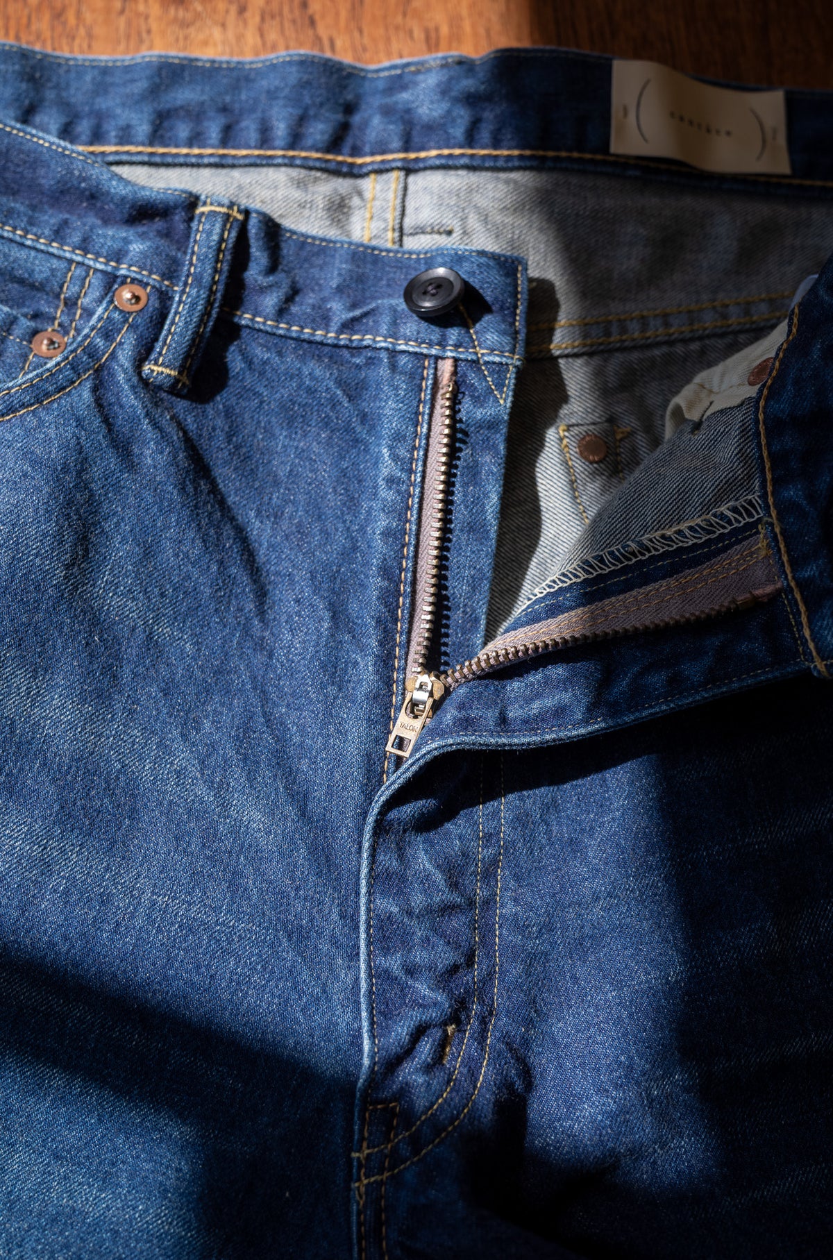 Denim Flare Trousers - VINTAGE WASH 〈DUSK INDIGO〉