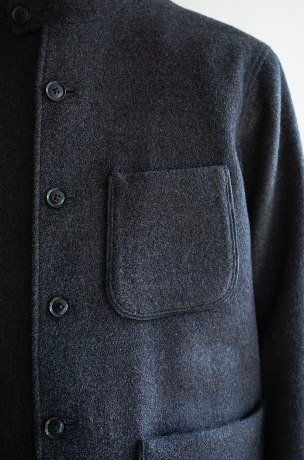 Wool Flannel Forestiere Jacket 〈GRAY〉