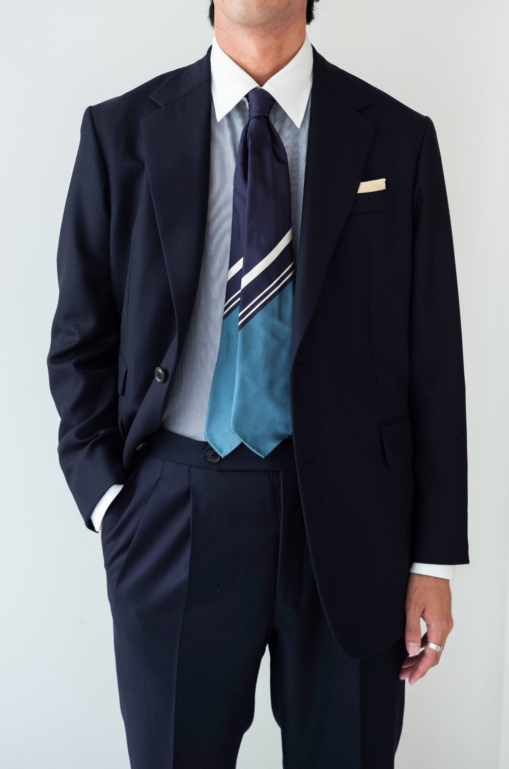 Fine Gabardine Suit 〈MID NIGHT〉