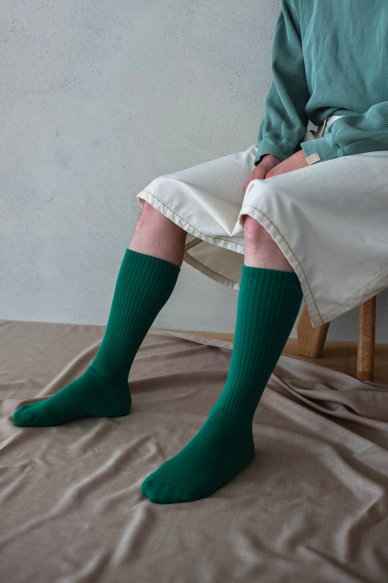 Pile Socks 〈CHARCOAL〉