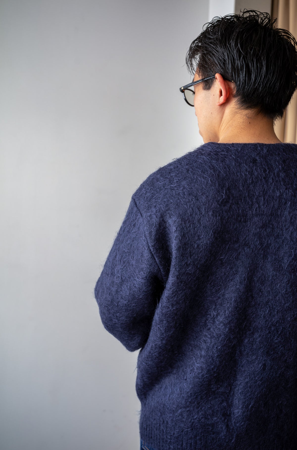 Stupid Shaggy Cardigan 〈MID NIGHT〉