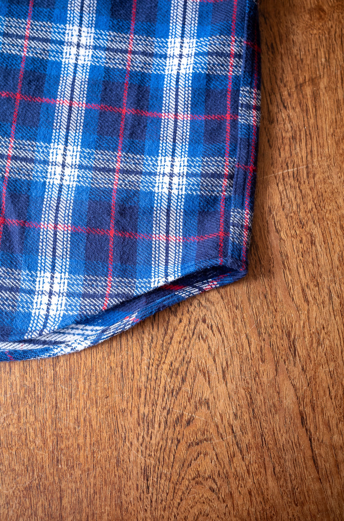 Rough Flannel Shirt 〈BLUE BASE〉