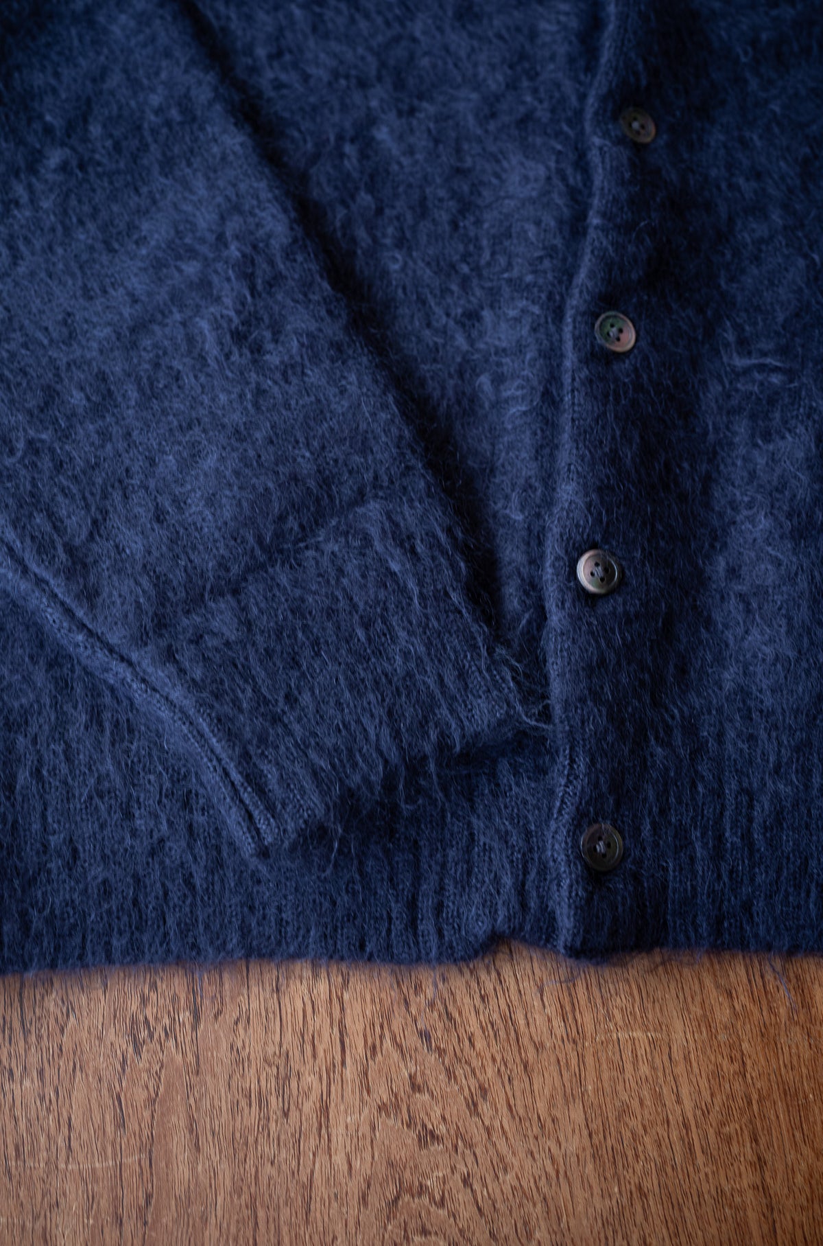 Stupid Shaggy Cardigan 〈MID NIGHT〉