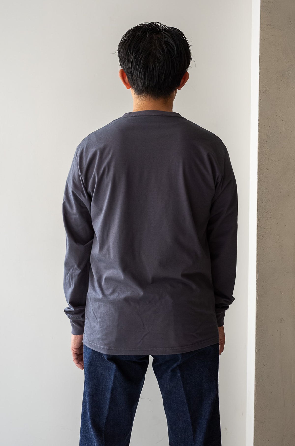 Essential L/S Tee 〈GRAY〉