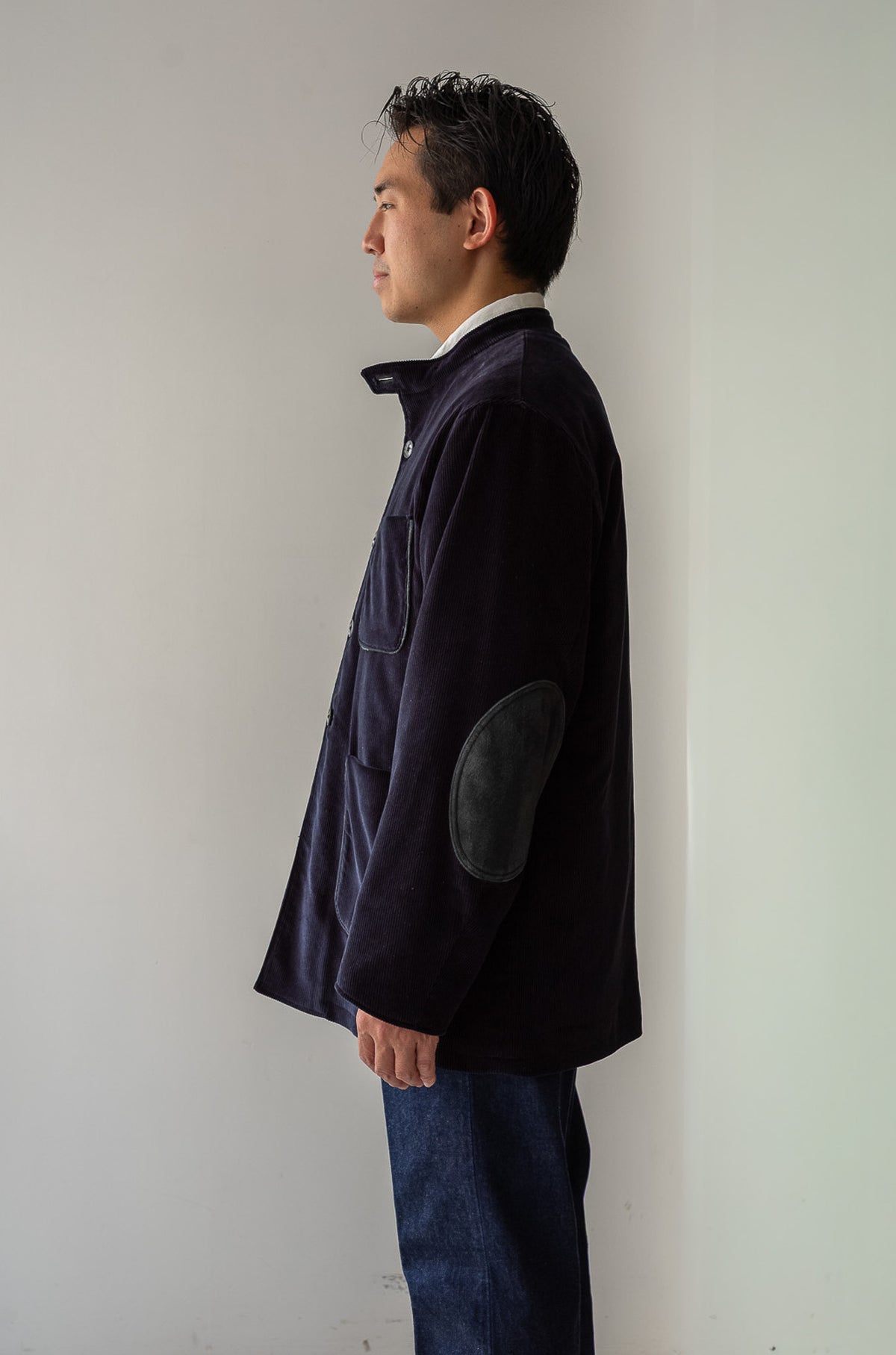 Corduroy Forestiere Jacket 〈NAVY〉