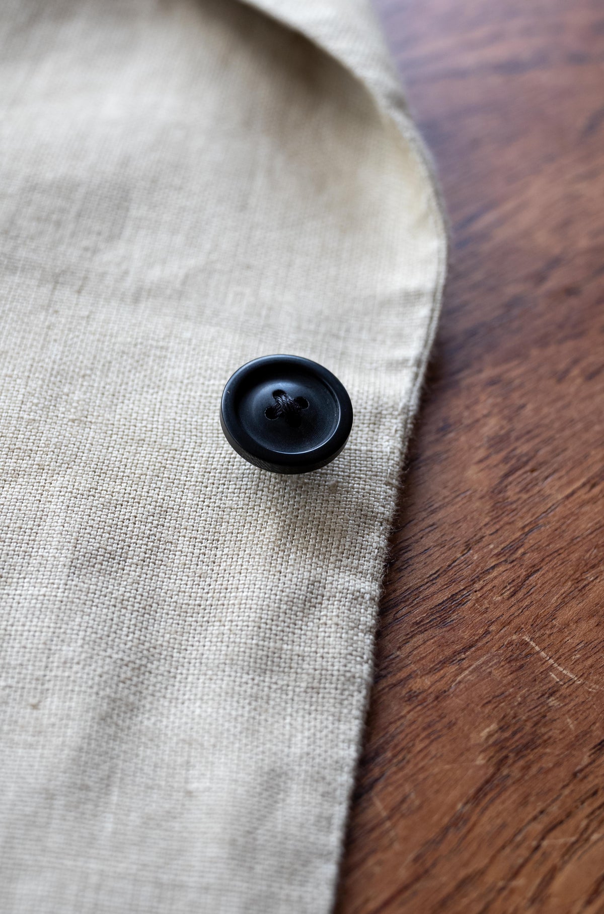 Linen Unstructured Tailored Jacket 〈BEIGE〉