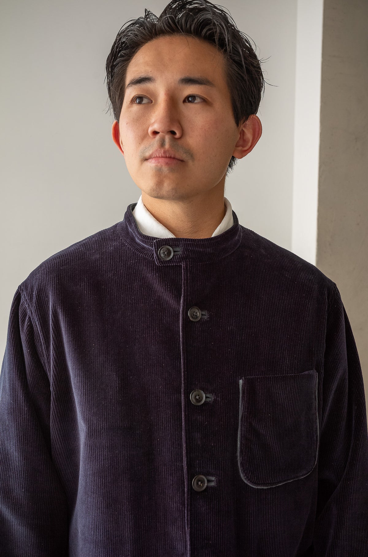 Corduroy Forestiere Jacket 〈NAVY〉